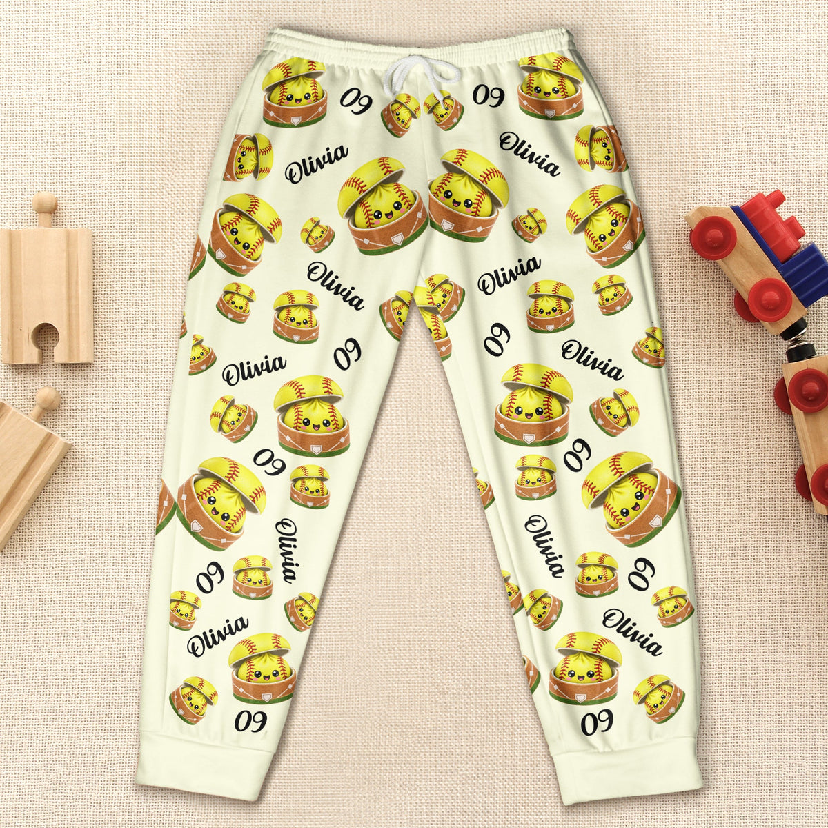 Cute Dumplings For Baseball, Softball, Soccer, Football, Basketball, Hockey Lover - Personalized Sweatpants