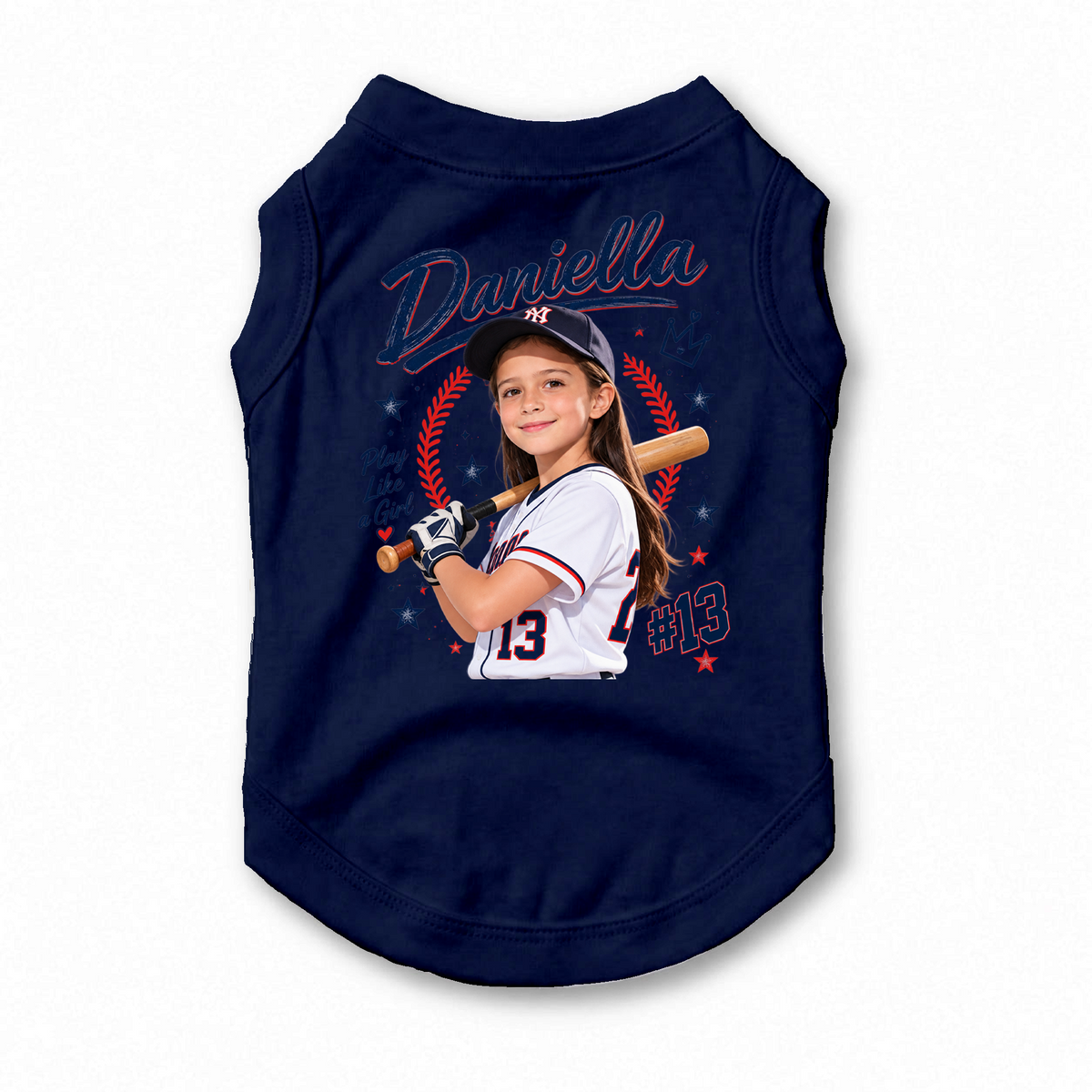 Personalized Custom Photo Baseball Matching Family Pajamas