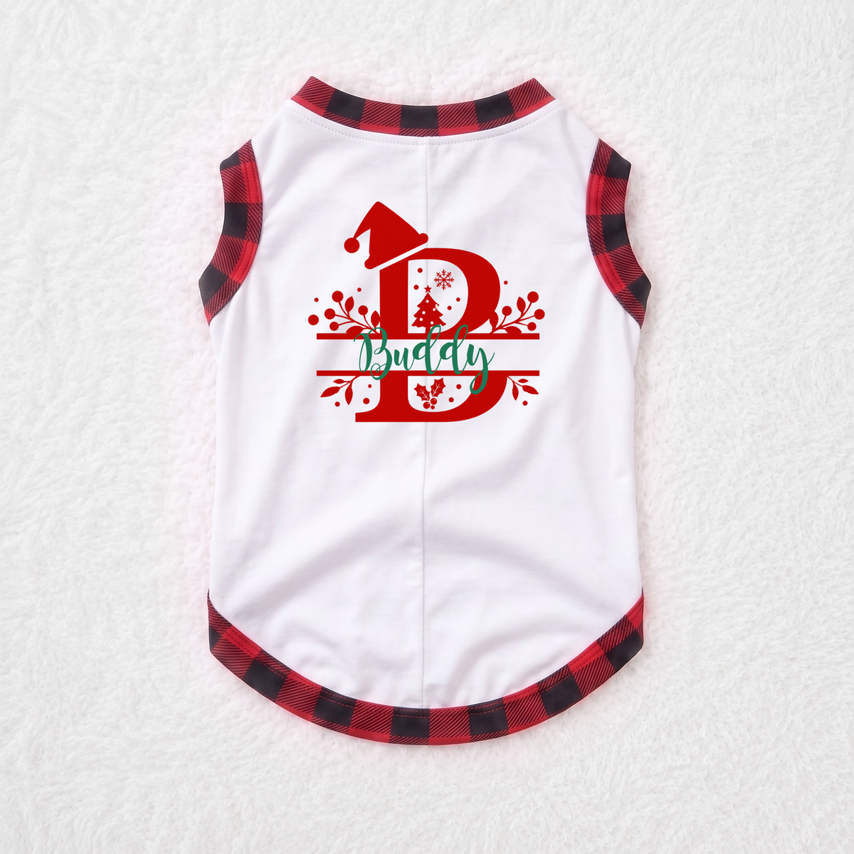 Cute Custom Name Monogram Family Christmas Pajamas With Pet