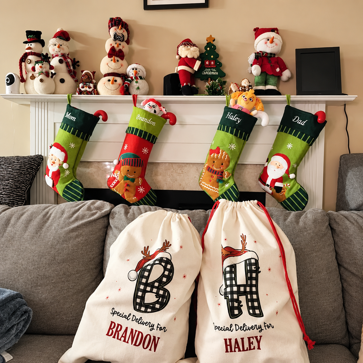 Personalized Custom Name Christmas Sack For Family TH10 171359