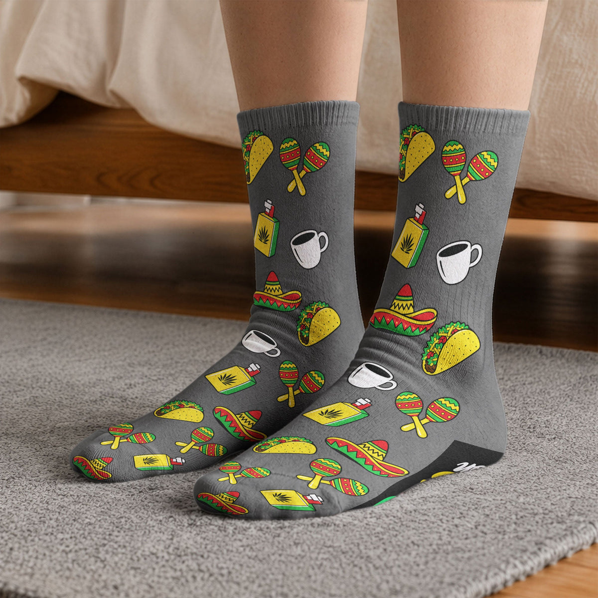 Nacho Avarage Gifts For Boss, Coach, Nurse, Teacher - Personalized Socks