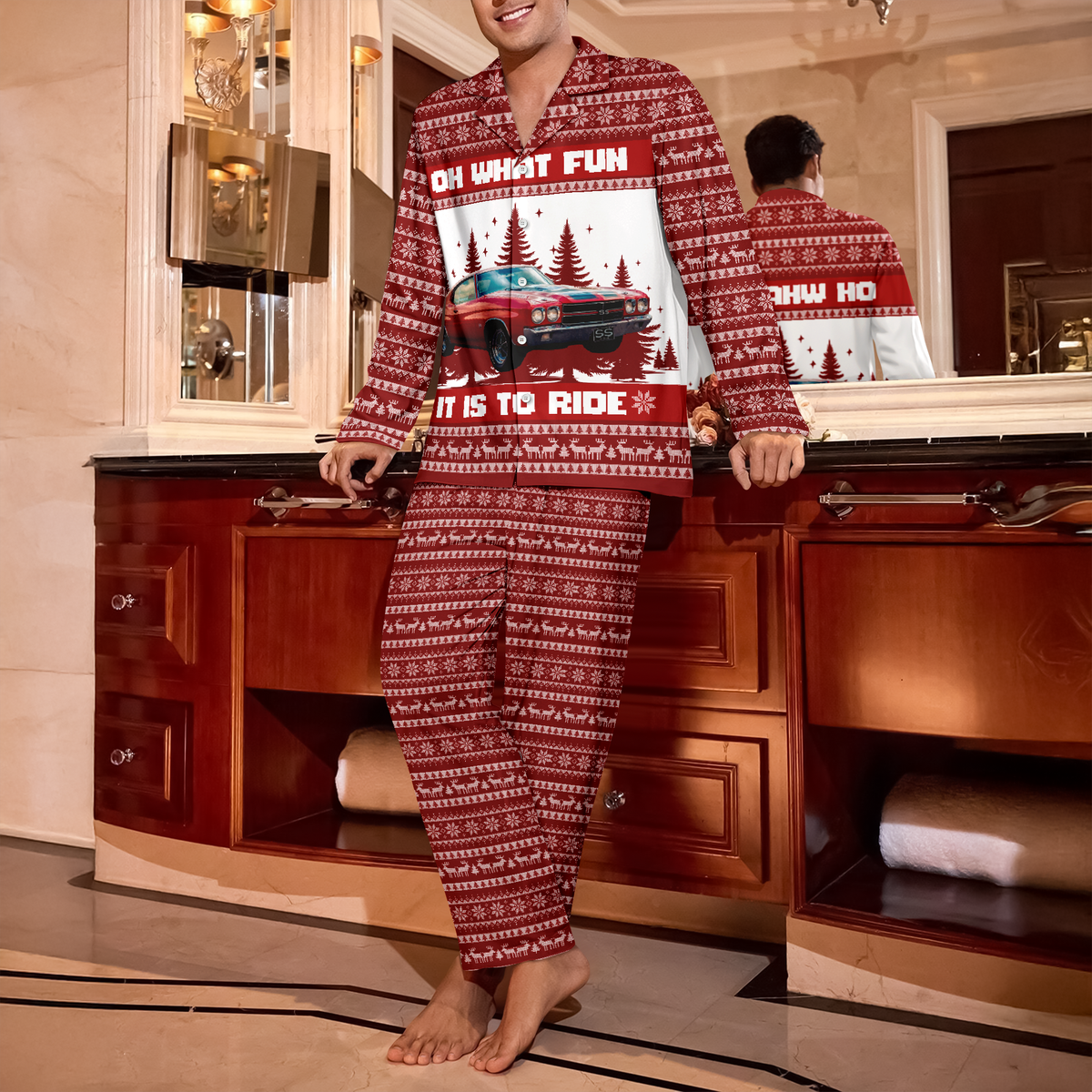 Dth Custom Car Photo Oh What Fun It Is To Ride Pajamas Th10 896017