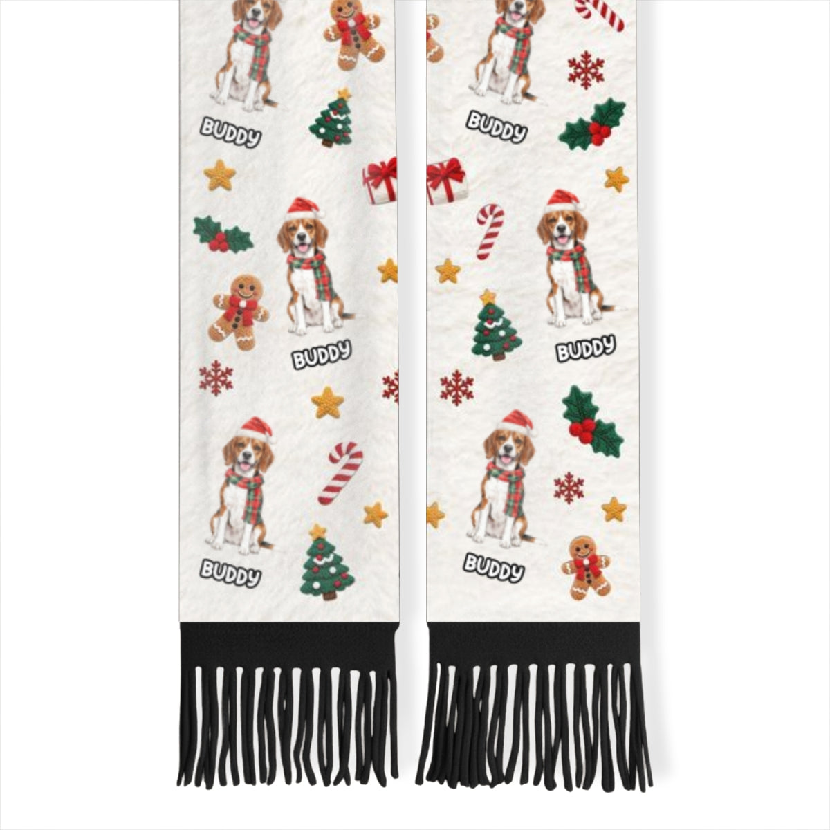 Wrapped In Puppy Love - Personalized Scarf