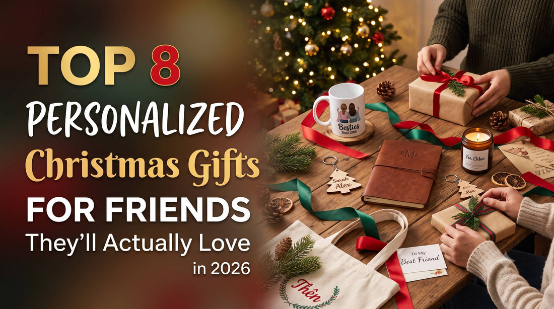 Top 8 Personalized Christmas Gifts for Friends They'll Actually Love in 2026