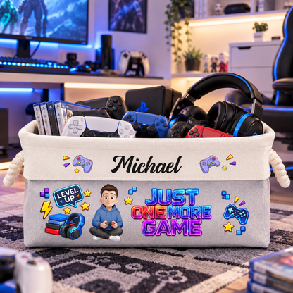 I'm Gaming Do Not Disturb - Personalized Storage Basket