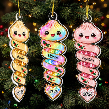 Custom Name Squishy Ornament Gift For Kids - Personalized Ornament