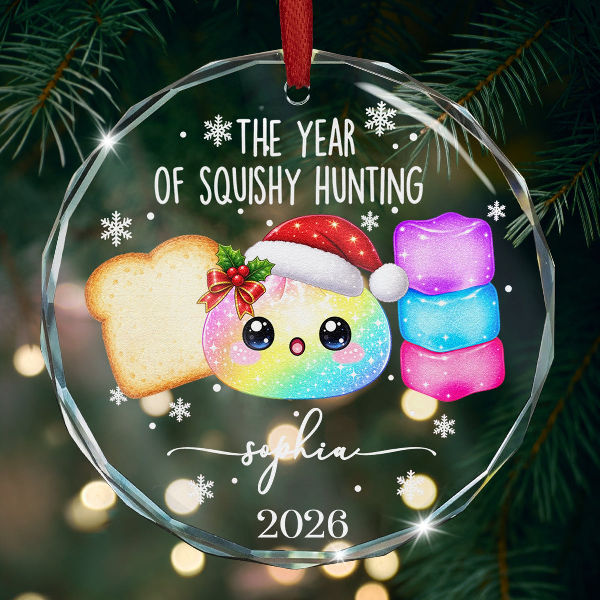The Year Of Squishy Hunting Christmas Gift For Squishy Hunter - Personalized Ornament