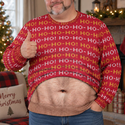Ugly Sweatshirt For Christmas, Hilarious Novelty Pullover For Him - Personalized Sweater
