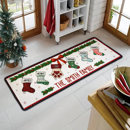 Christmas Together - Personalized Runner Rug