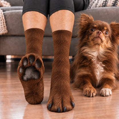 Gag Gift For Pet Lovers - Pet Feet - Personalized Socks