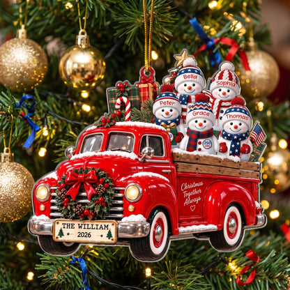 America 250Th Anniversary Snowman - Personalized Ornament