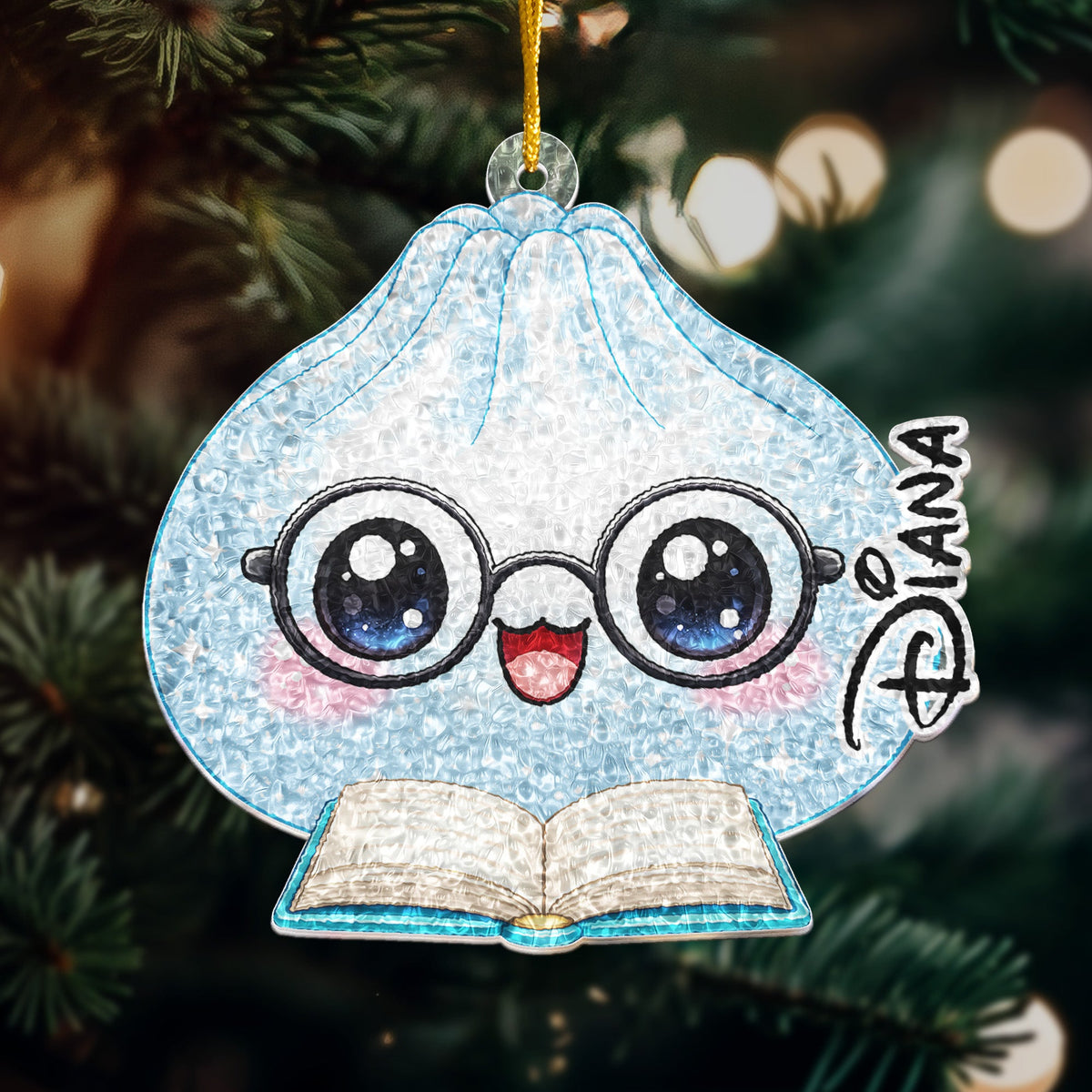 Cute Dumplings Family Christmas Funny Keepsake - Personalized Ornament