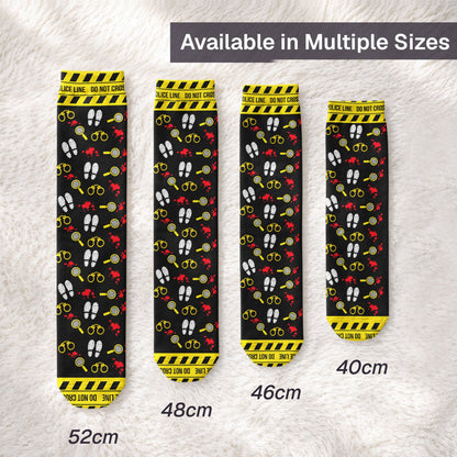 Gift For True Crime Fan Movie Lover - Personalized Socks