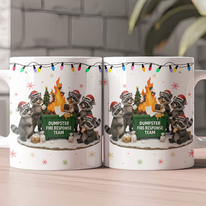 2026 Dumpster On Fire Response Team - Funny Exchange Gift For Coworker Team - Personalized Mug