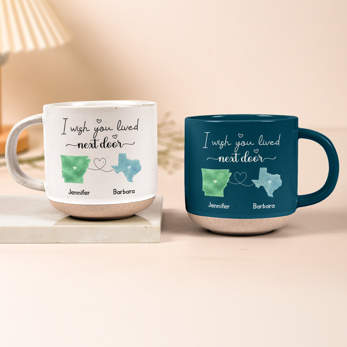 Long Distance Gift For Best Friends, Bff, Sisters, Family, Brother - Personalized Mug