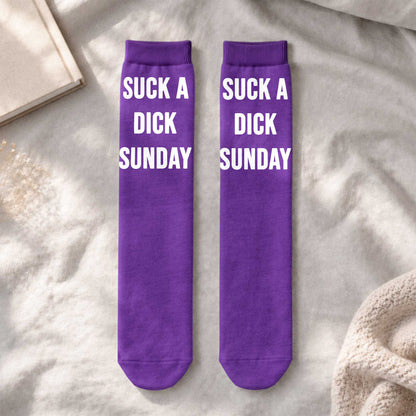 Offensive Days Of The Week - Funny Gag Gifts For Coworker, Boss, Friends - Personalized Socks