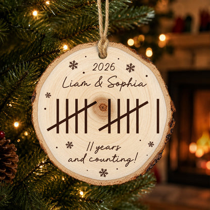 Many Years & Counting Custom Name Anniversary - Personalized Ornament
