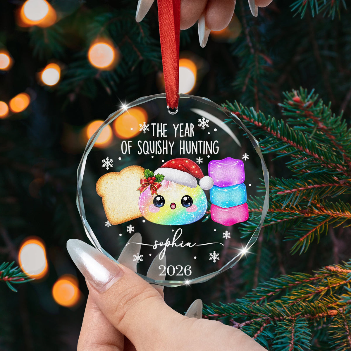 The Year Of Squishy Hunting Christmas Gift For Squishy Hunter - Personalized Ornament