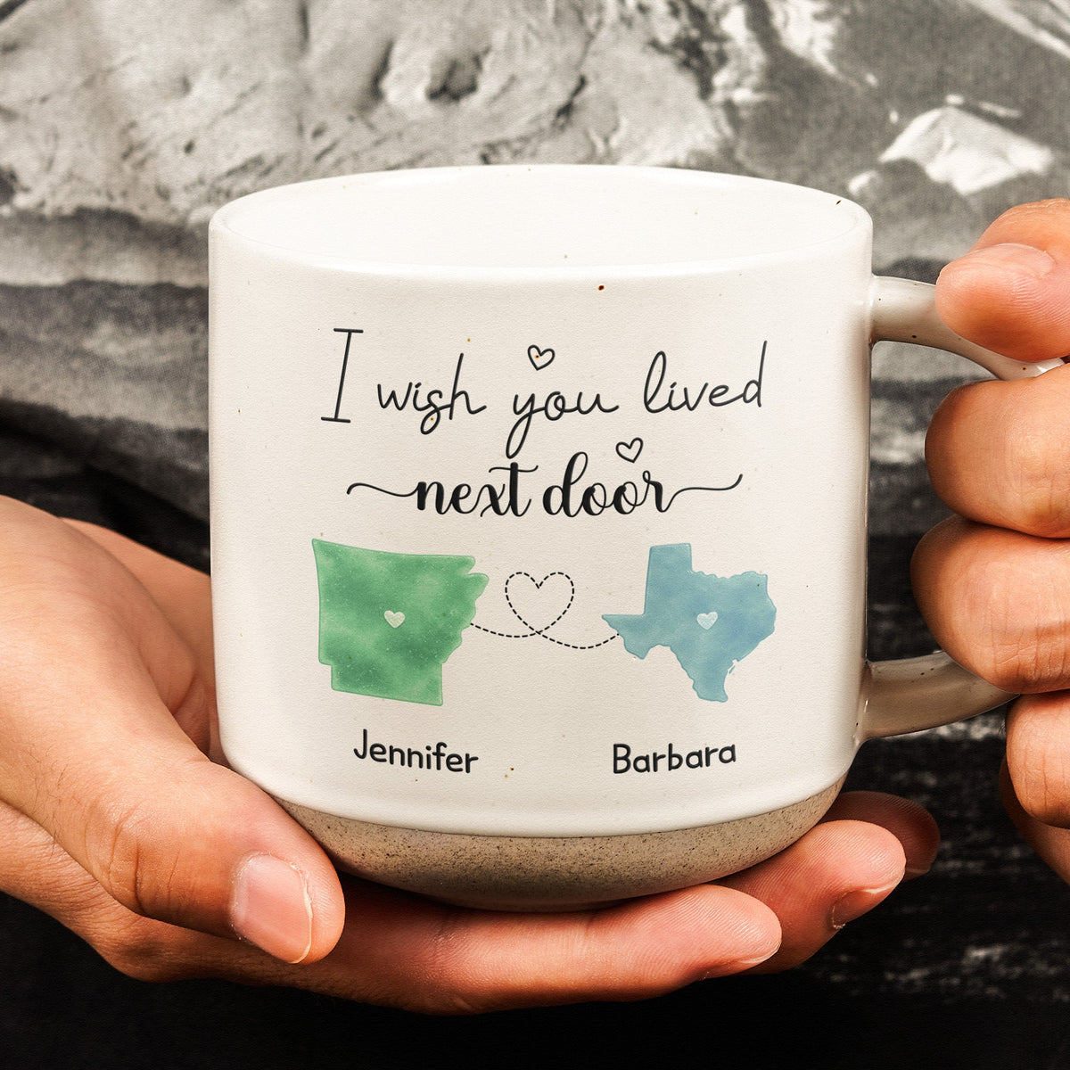 Long Distance Gift For Best Friends, Bff, Sisters, Family, Brother - Personalized Mug