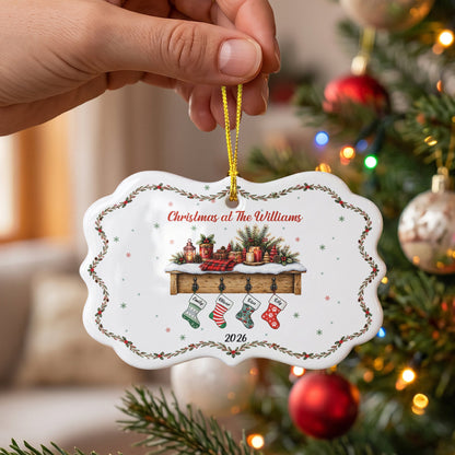 Christmas At The Family - Personalized Ornament