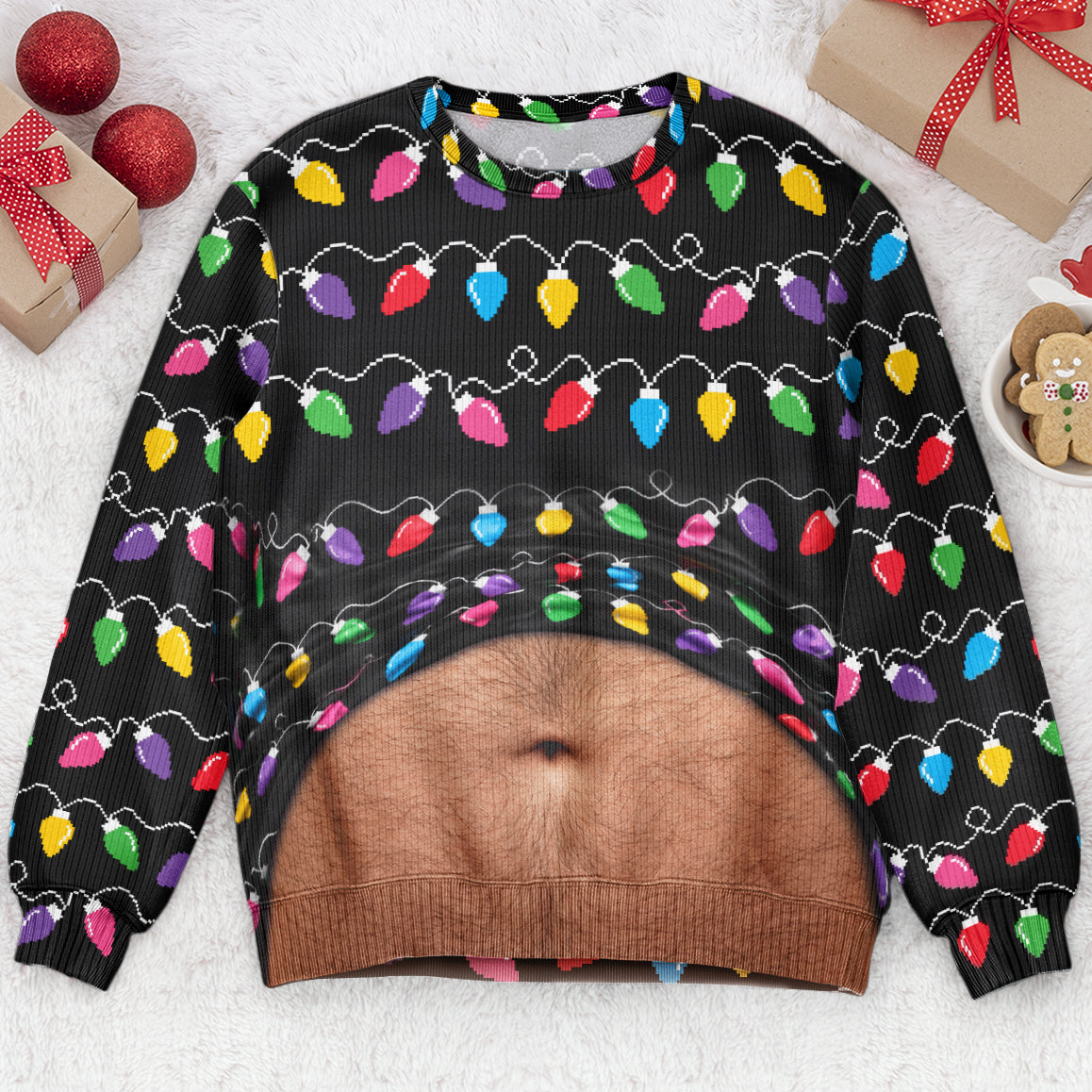 Ugly Sweatshirt For Christmas, Hilarious Novelty Pullover For Him - Personalized Sweater