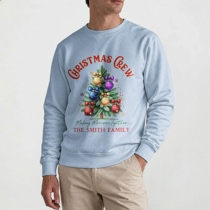 Christmas Crew, Family Christmas, Custom Family Name, Matching Christmas Shirt, Gift For Family Members - Personalized Shirt