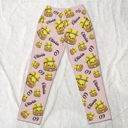 Cute Dumplings For Baseball, Softball, Soccer, Football, Basketball, Hockey Lover - Personalized Lounge Pants