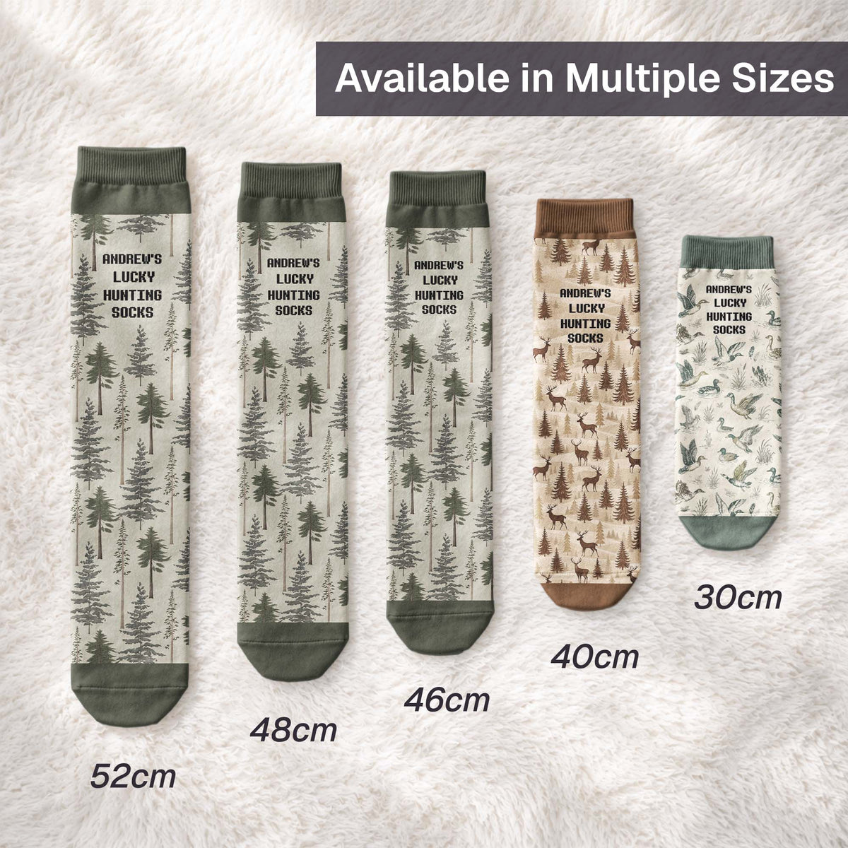 My Lucky Hunting Socks - Personalized Socks