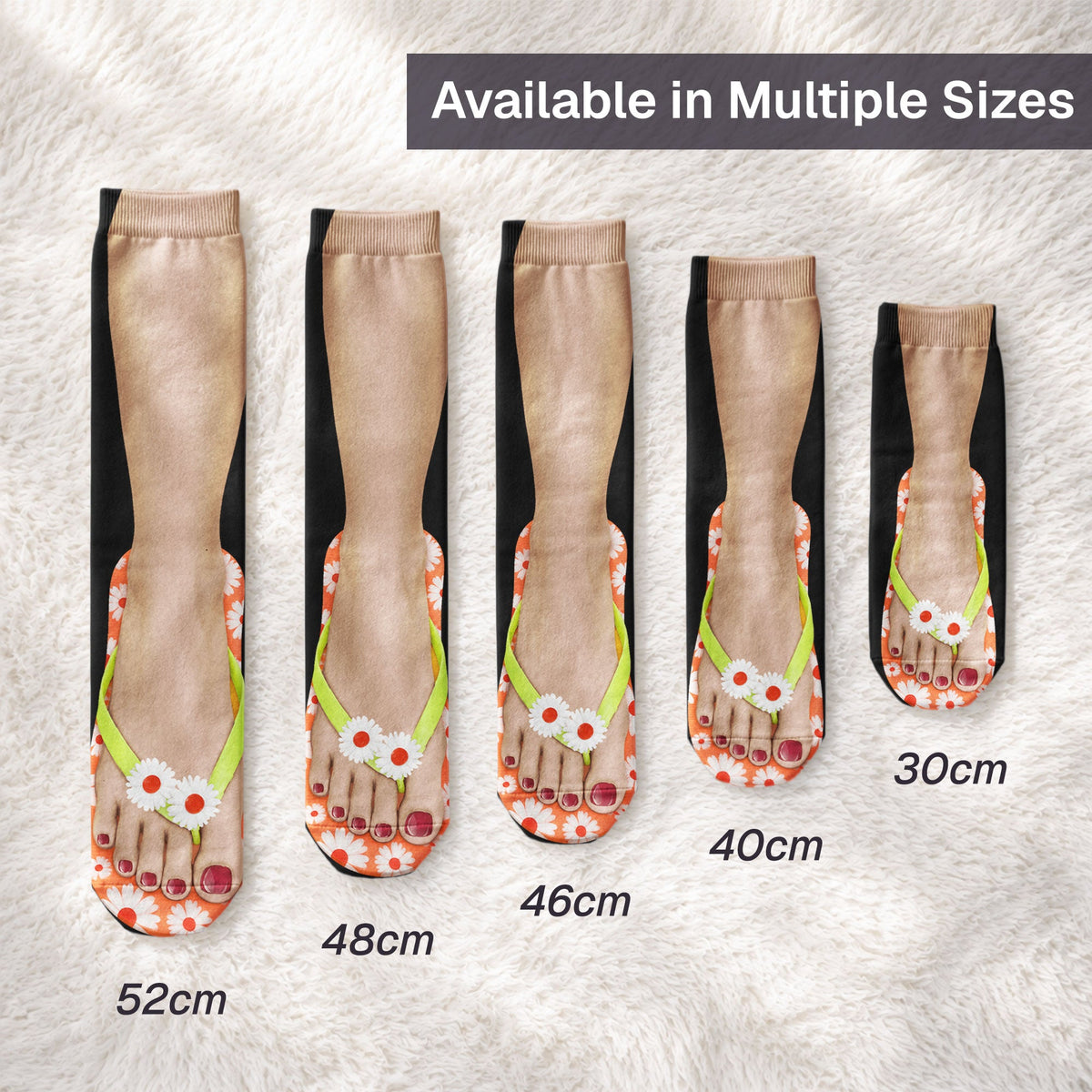 Feet With Slipper Funny Christmas Gift For Him Her And Coworkers - Personalized Socks