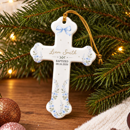 Baptism Christening Keepsake - Personalized Ornament