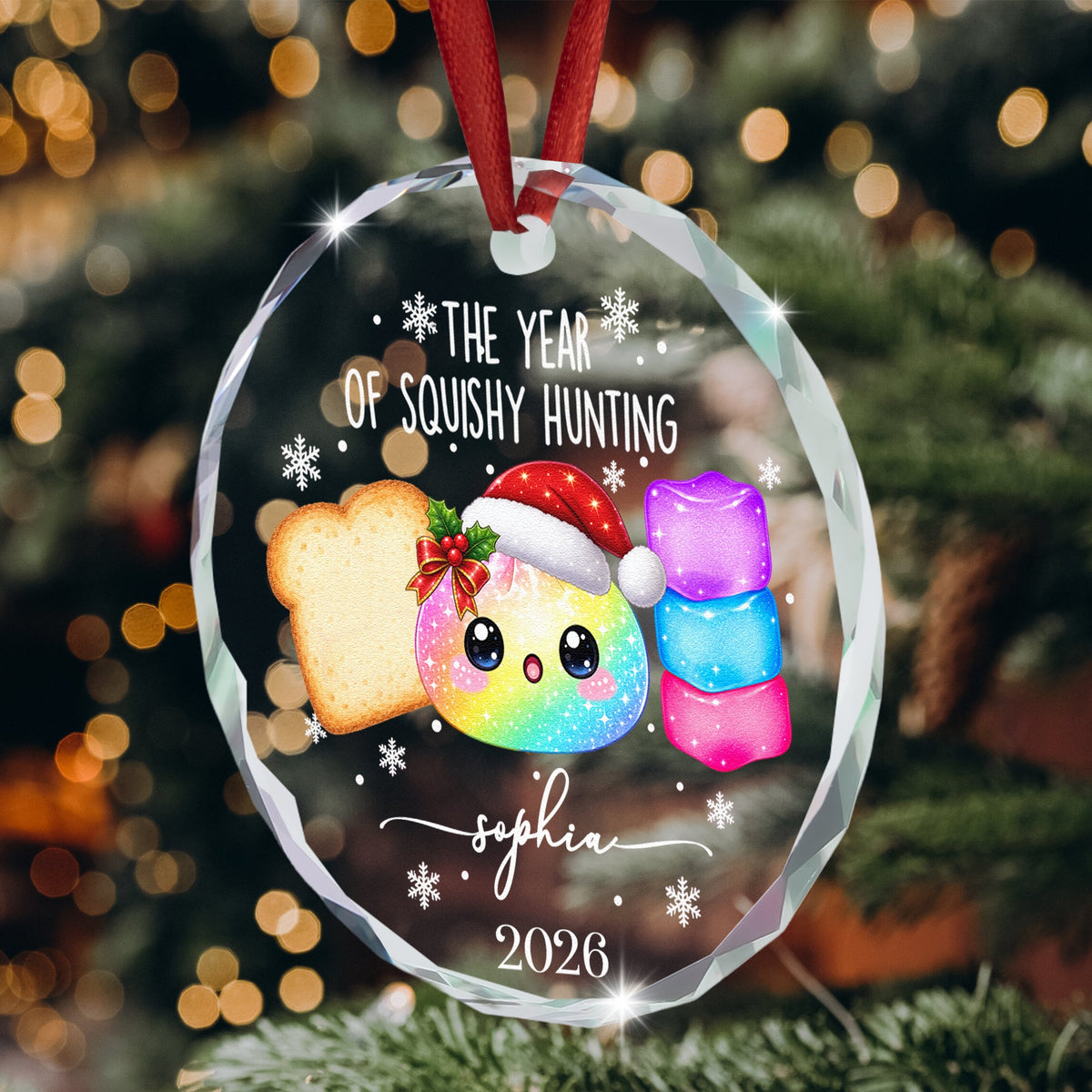 The Year Of Squishy Hunting Christmas Gift For Squishy Hunter - Personalized Ornament