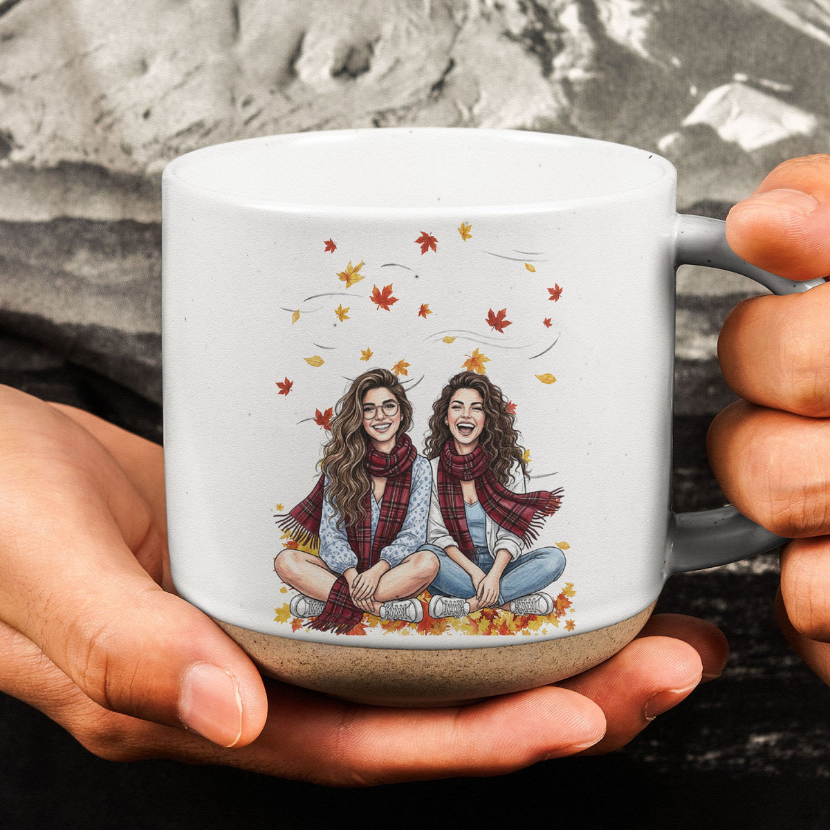 Custom Photo Gift For Friend Bestie Sister Family, Friendsgiving Ideas, Thanksgiving Gift, Gift For Friend, Christmas Gift, Friendship Mug - Personalized Mug