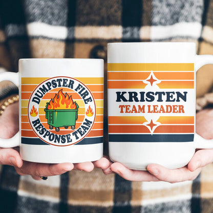 Dumpster Fire Response Team Bulk Gift For Team - Personalized Mug