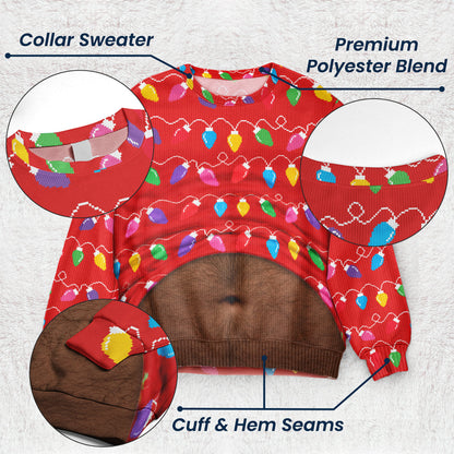 Ugly Sweatshirt For Christmas, Hilarious Novelty Pullover For Him - Personalized Sweater