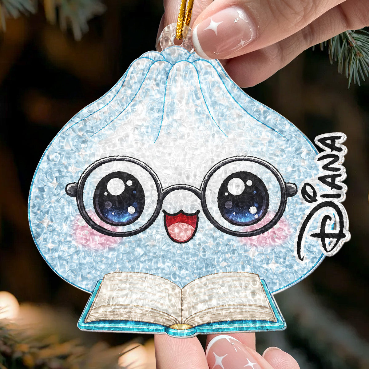 Cute Dumplings Family Christmas Funny Keepsake - Personalized Ornament