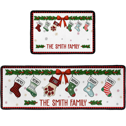 Christmas Together - Personalized Runner Rug