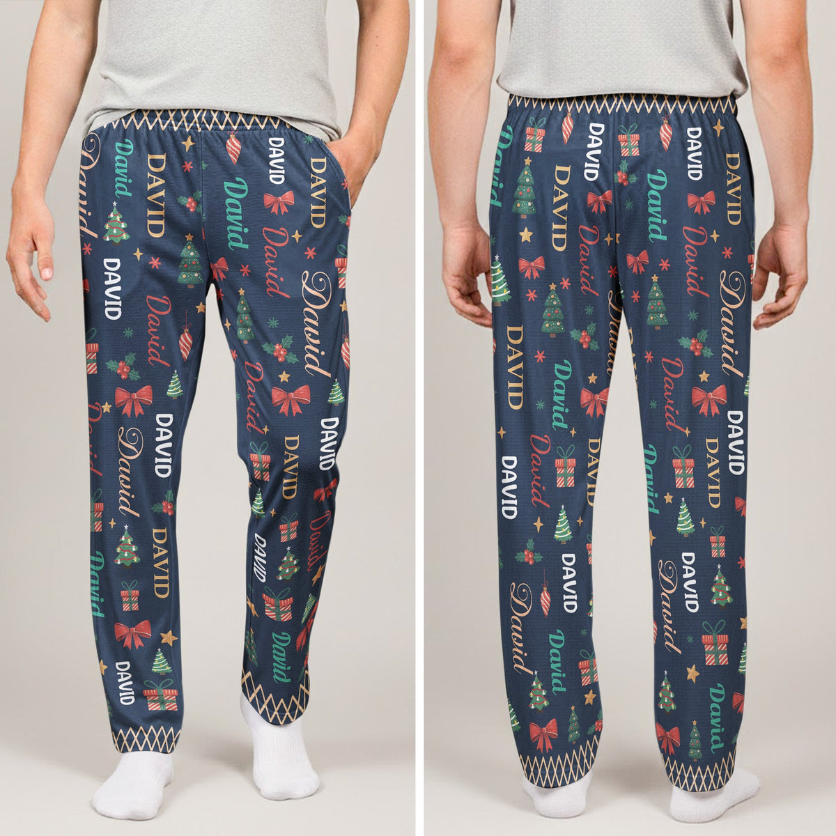 Our Family Matching Word Art - Personalized Lounge Pants