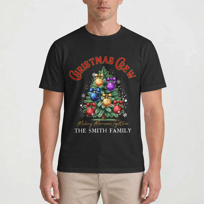 Christmas Crew, Family Christmas, Custom Family Name, Matching Christmas Shirt, Gift For Family Members - Personalized Shirt