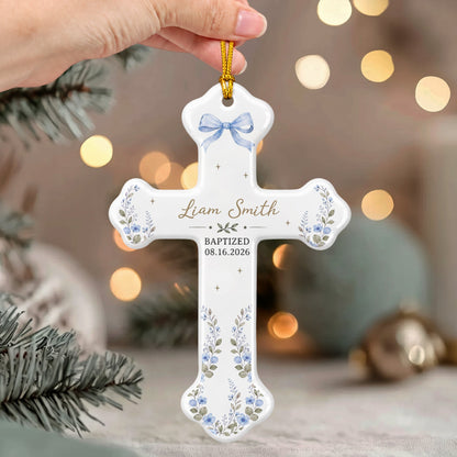 Baptism Christening Keepsake - Personalized Ornament