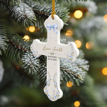 Baptism Christening Keepsake - Personalized Ornament