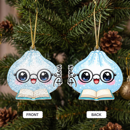 Cute Dumplings Family Christmas Funny Keepsake - Personalized Ornament
