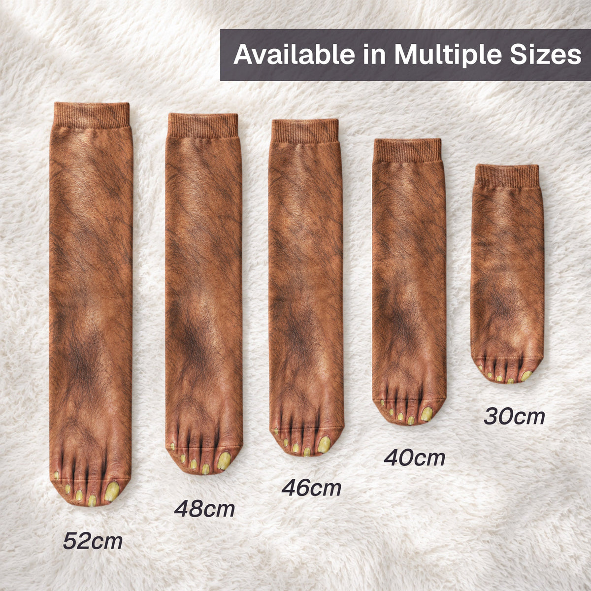 3D Ugly Feet Funny Gift For Husband Wife Boyfriend Girlfriend Friend Coworkers - Personalized Socks