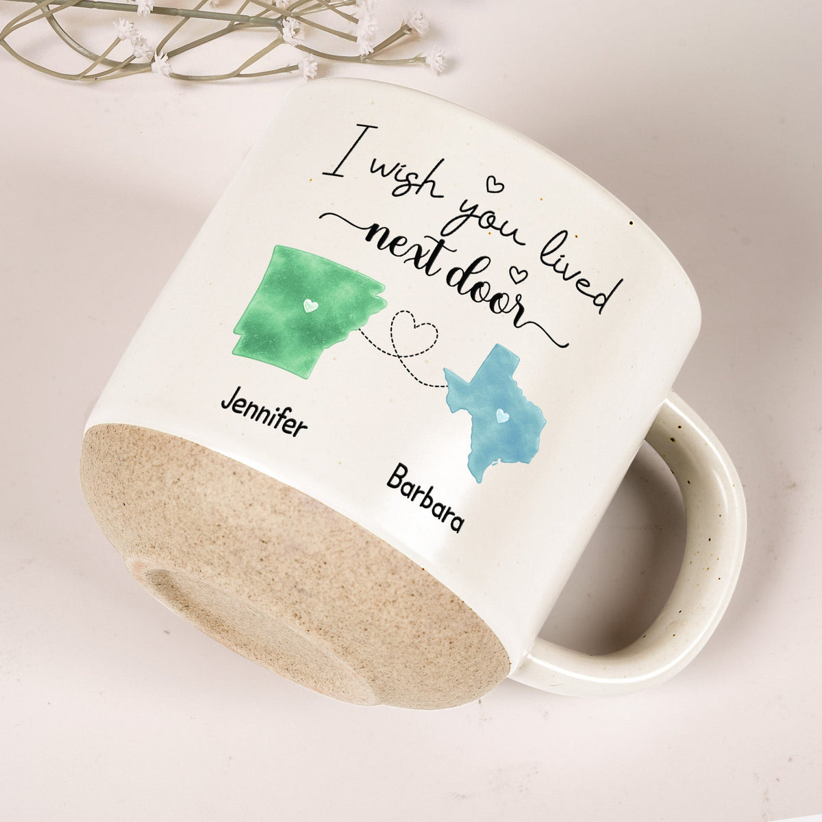 Long Distance Gift For Best Friends, Bff, Sisters, Family, Brother - Personalized Mug