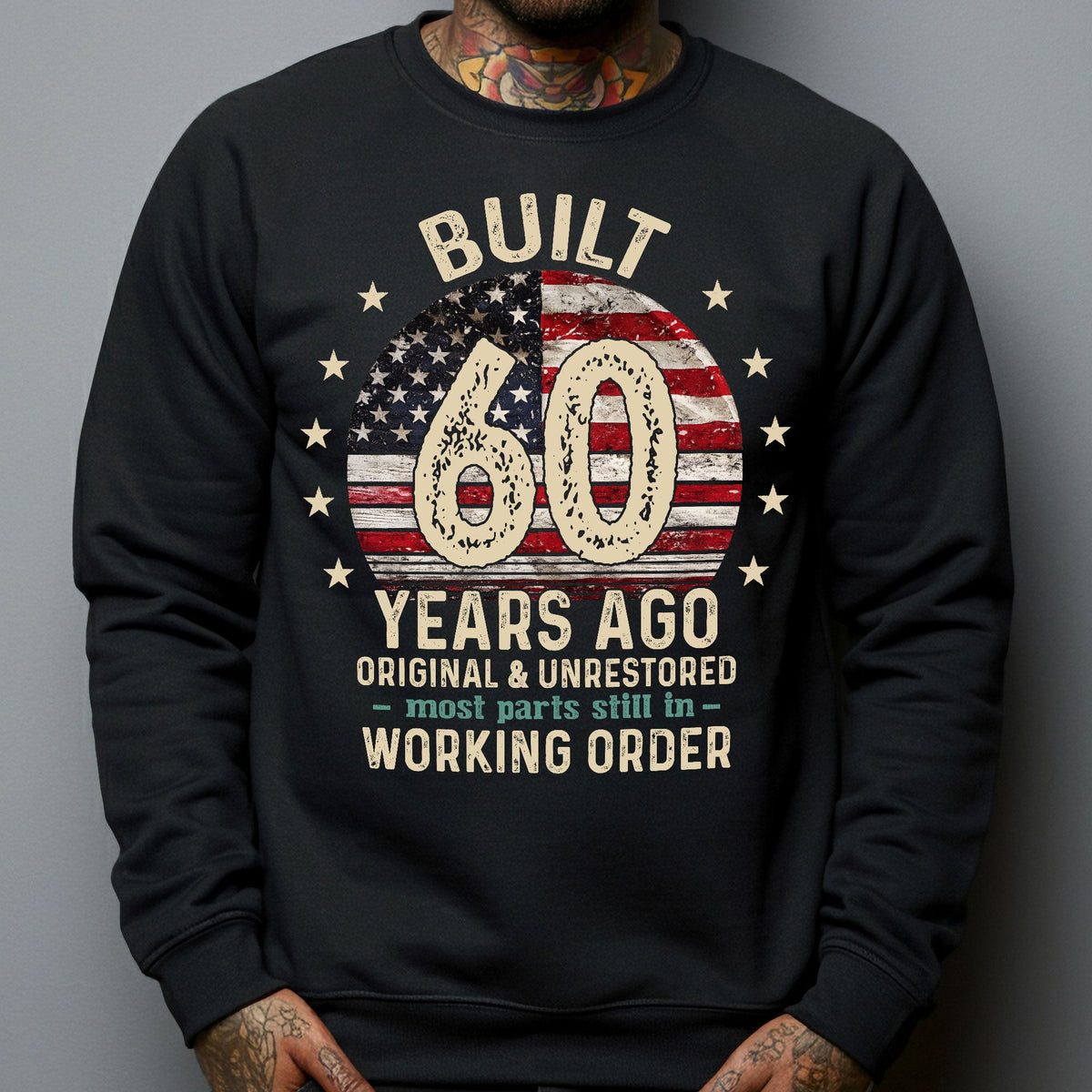 Custom Birthday Year - Vintage USA Shirt For Him, Grandpa, Dad, Husband - Personalized Shirt
