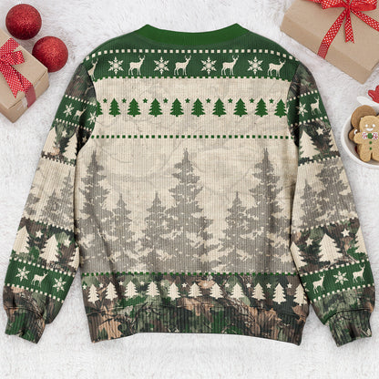 Best Buckin' Papa Ever - Personalized Sweater