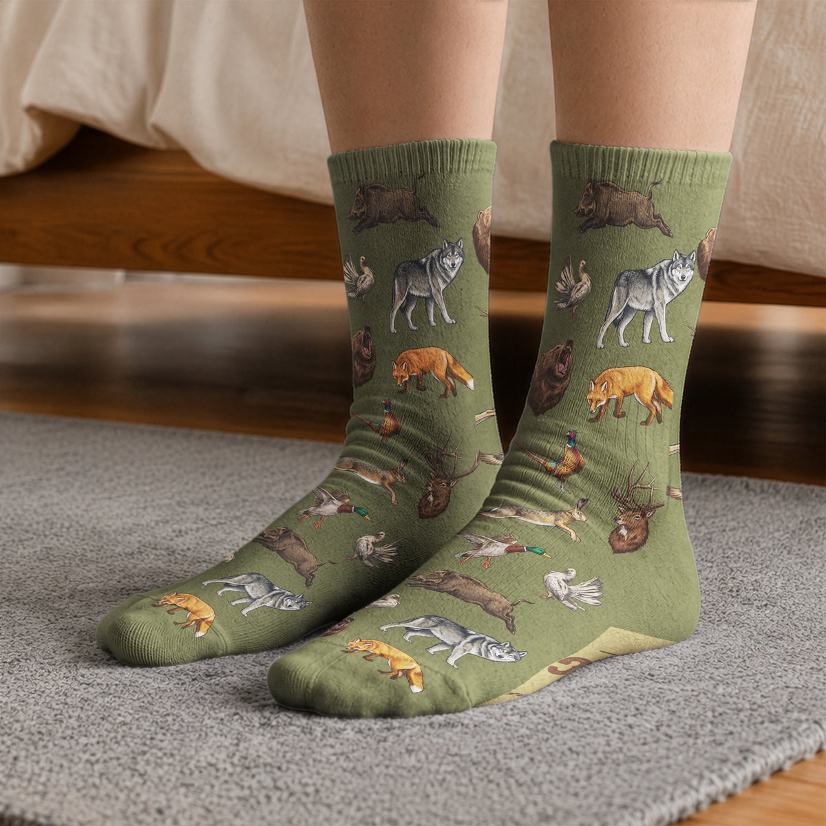 Hunting Socks Funny Gift For Dad Grandpa Husband - Personalized Socks