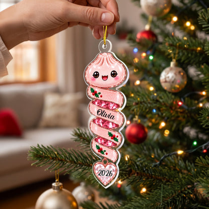 Custom Name Squishy Ornament Gift For Kids - Personalized Ornament