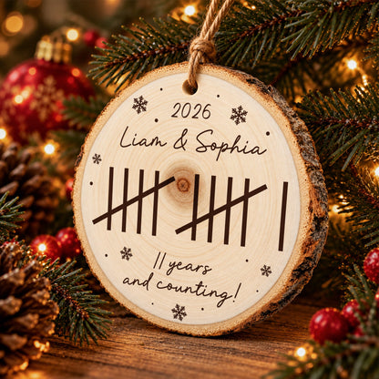 Many Years & Counting Custom Name Anniversary - Personalized Ornament
