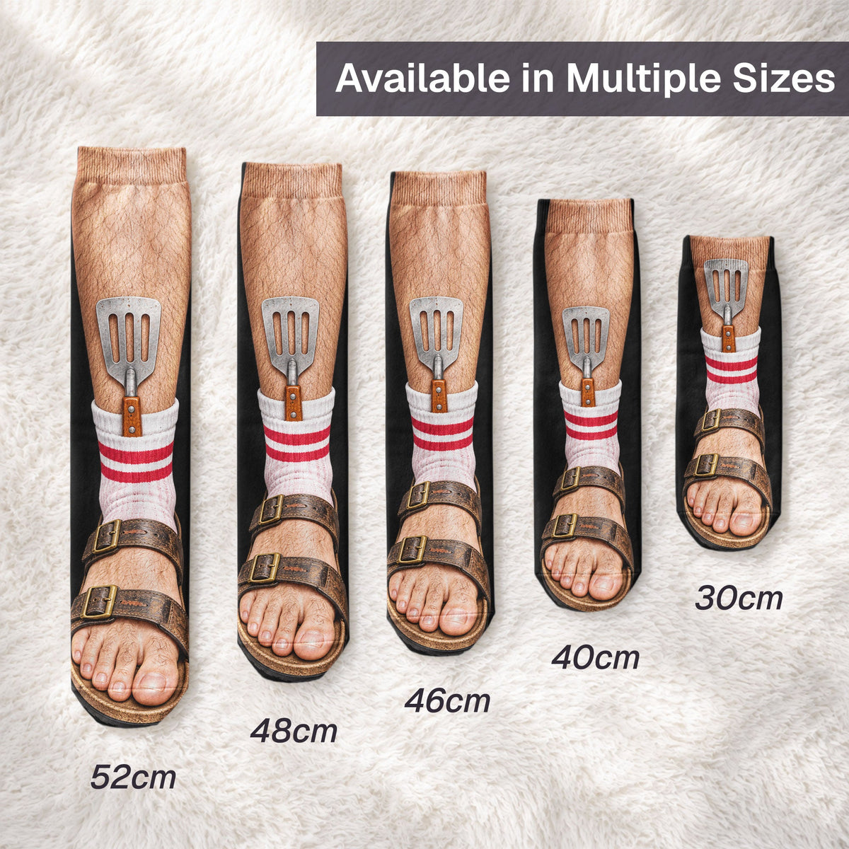 Funny Gag Gifts For Him, Coworkers, Family, Kids - American Vibe Style Bbq Party - Personalized Socks