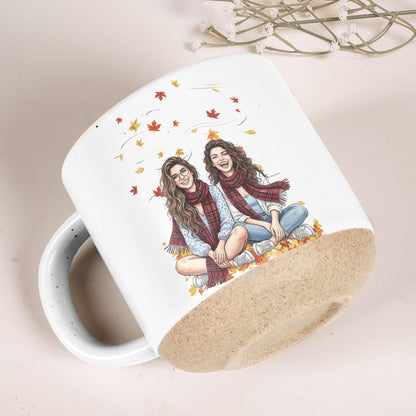 Custom Photo Gift For Friend Bestie Sister Family, Friendsgiving Ideas, Thanksgiving Gift, Gift For Friend, Christmas Gift, Friendship Mug - Personalized Mug